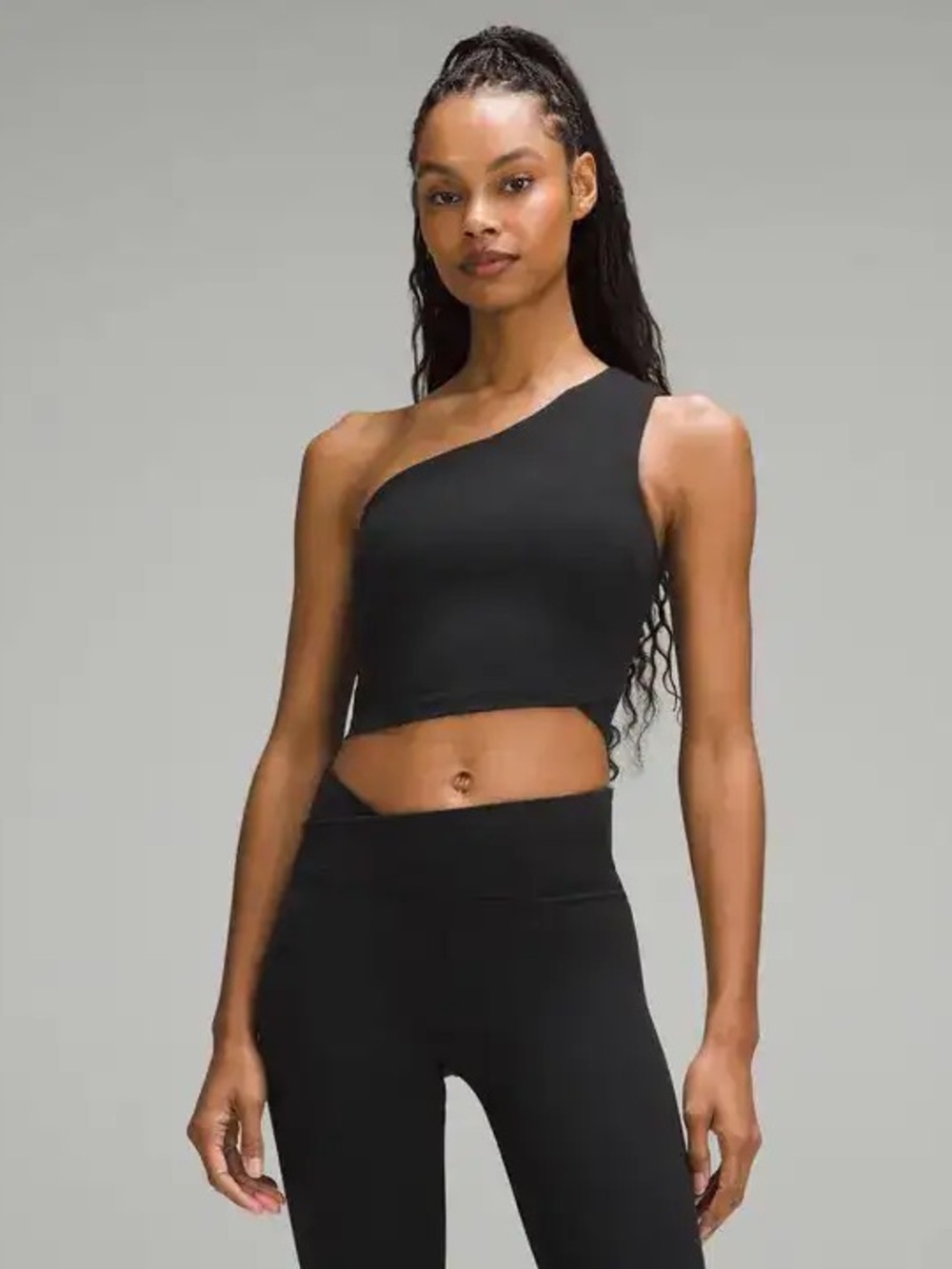 NEW lululemon athletica Align One Shoulder Asymmetrical Tank Top in Black